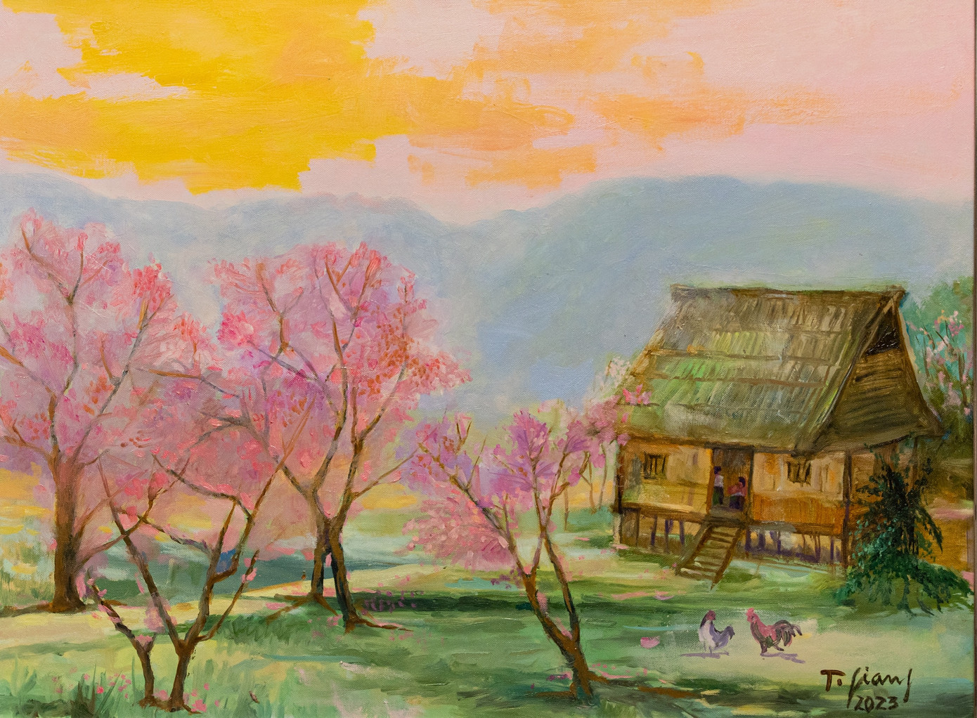 NSNS Trà Giang và một số tác phẩm trưng bày trong triển lãm cá nhân chủ đề 