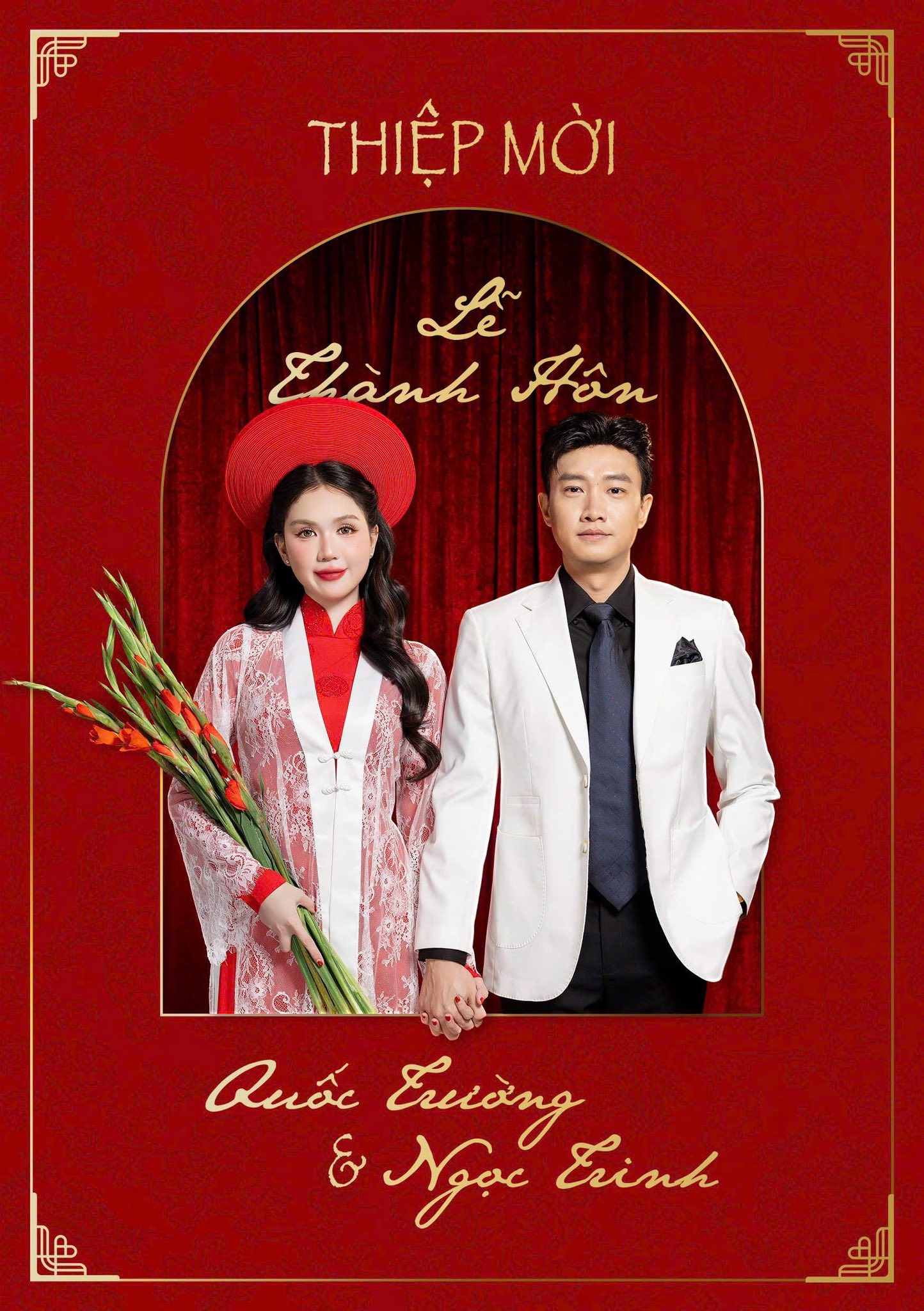 Thiệp cưới chính thức của Ngọc Trinh và Quốc Trường?