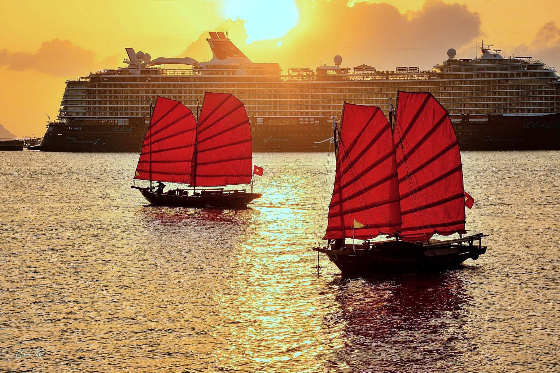 Tour thuyền ba vách buồm đỏ sẽ đưa vào phục vụ du khách từ ngày 25/4/2026