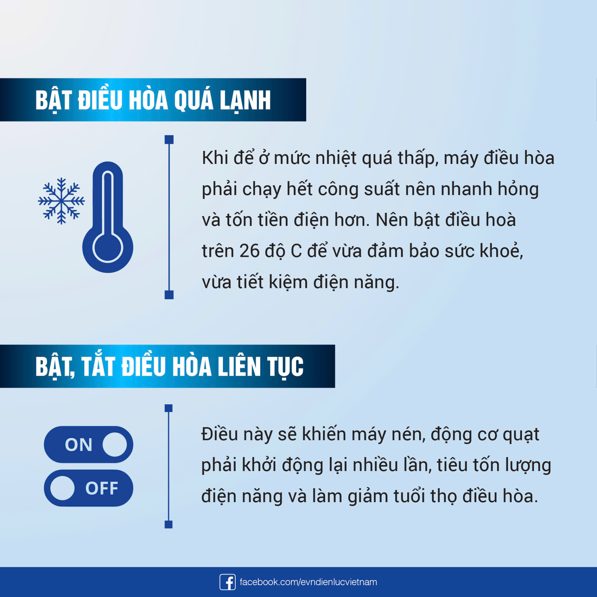 Sử dụng điều hòa theo 4 cách này: EVN cảnh báo tiền điện tăng cao