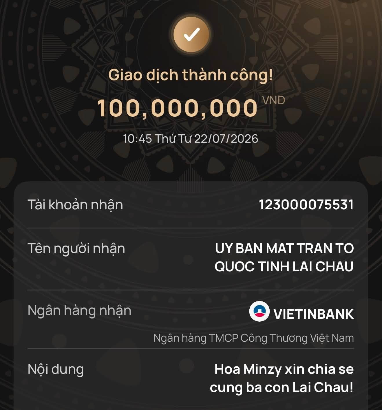 Ảnh: Fanpage Hòa Minzy
