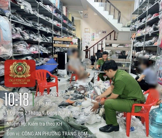 Công an phát hiện số hàng hóa giả mạo các nhãn hiệu
