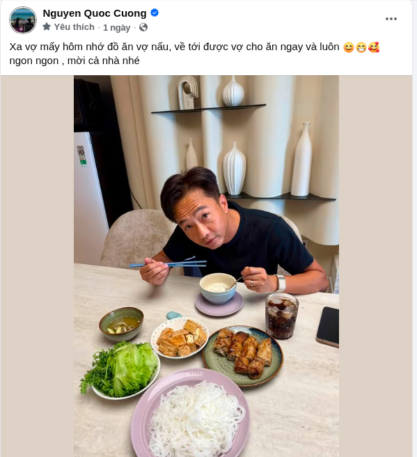 Cường Đô La trở lại sau khoảng thời gian tự cách ly do Covid-19. Ảnh: FBNV