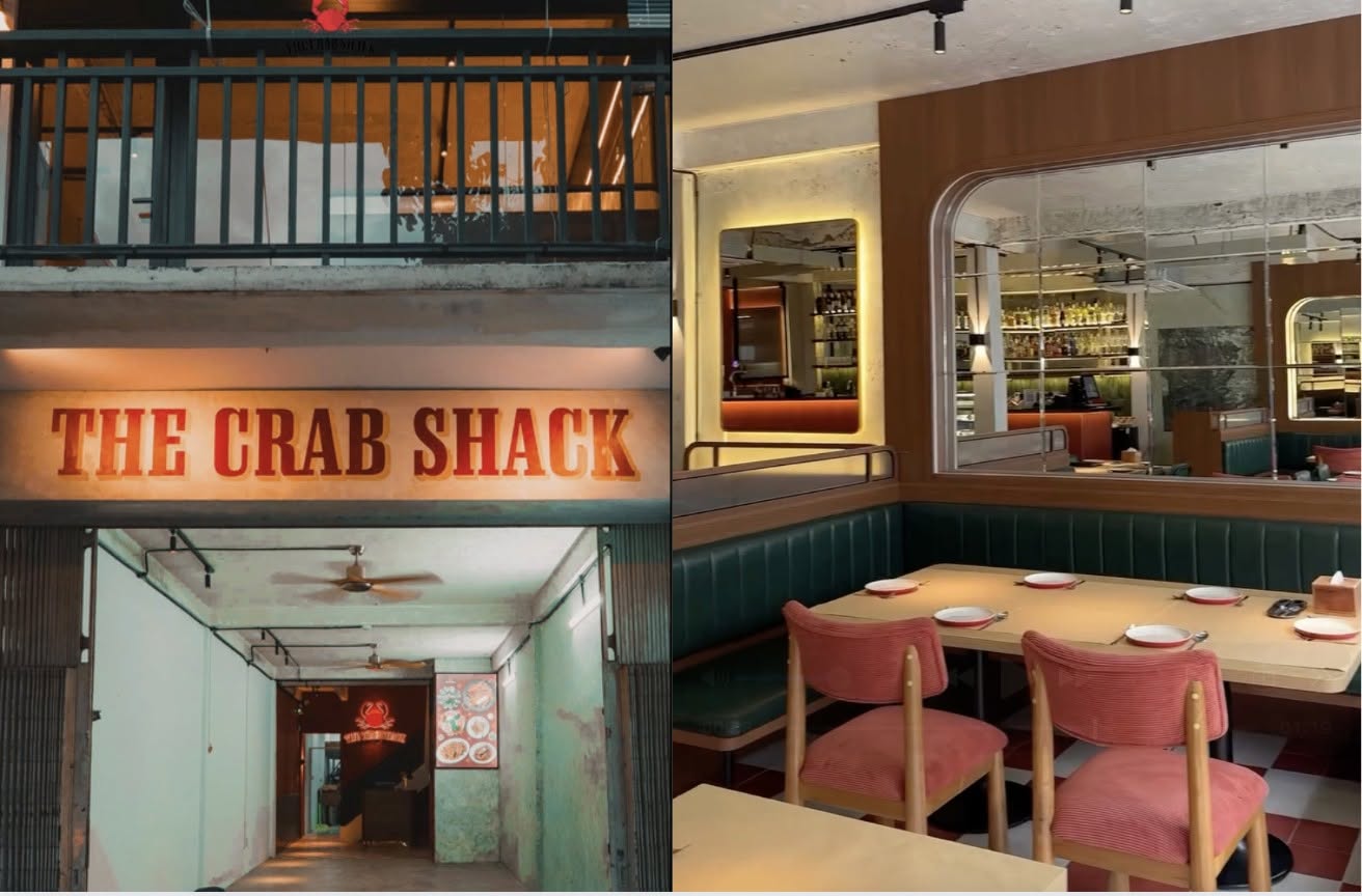 Cơ sở tại đường Ký Con của The Crab Shack