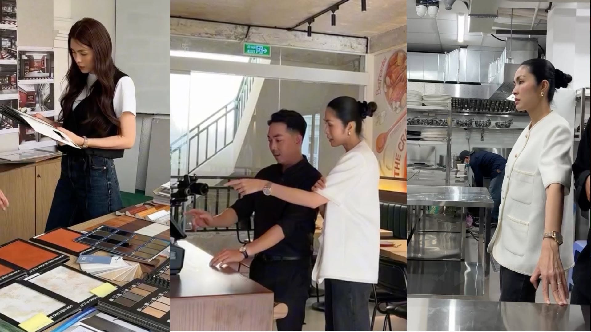 Tăng Thanh Hà trực tiếp tham gia nhiều khâu trong quản lý, vận hành nhà hàng