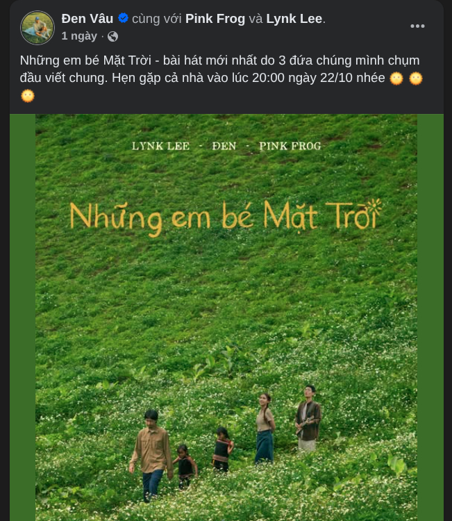 Không phải Hoàng Thùy Linh, Đen Vâu có hẹn với người phụ nữ khác