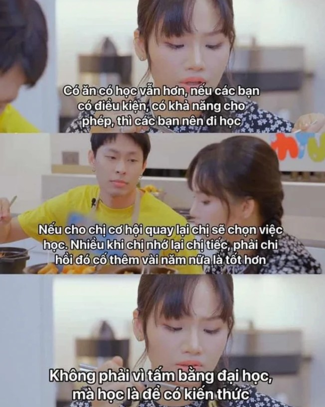 Miu Lê tiếc nuối vì bỏ học giữa chừng
