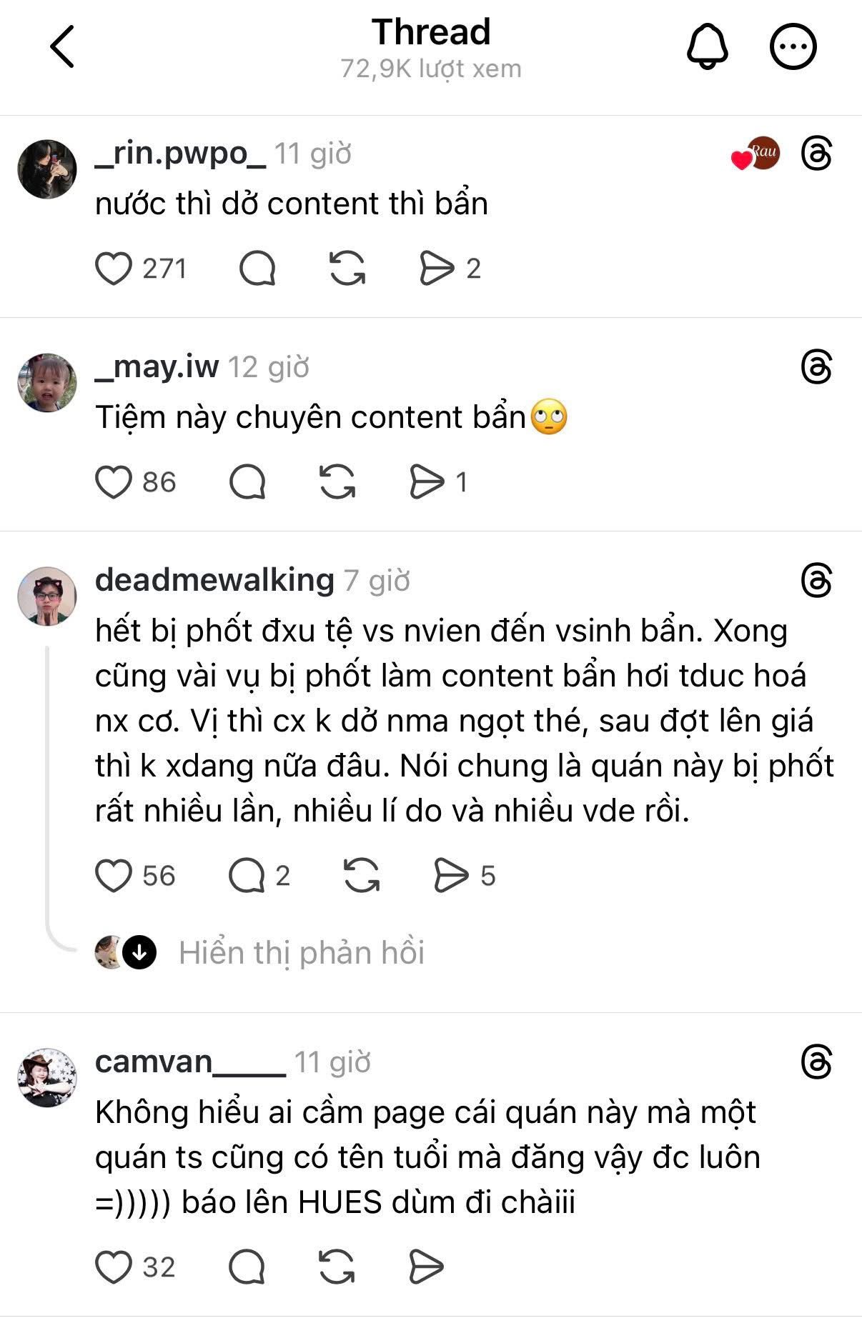 Phản ứng mạnh mẽ từ cộng đồng mạng dành cho quán trà sữa