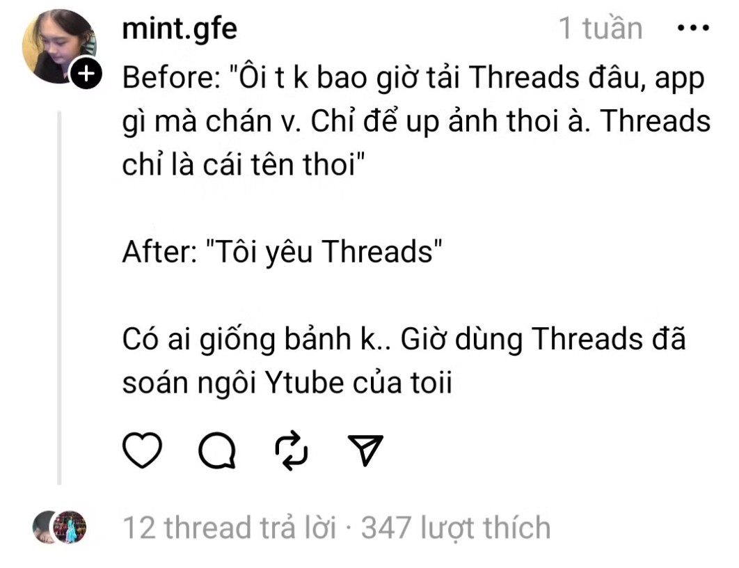 Threads ngày càng hấp dẫn hội teen và Gen Z Việt