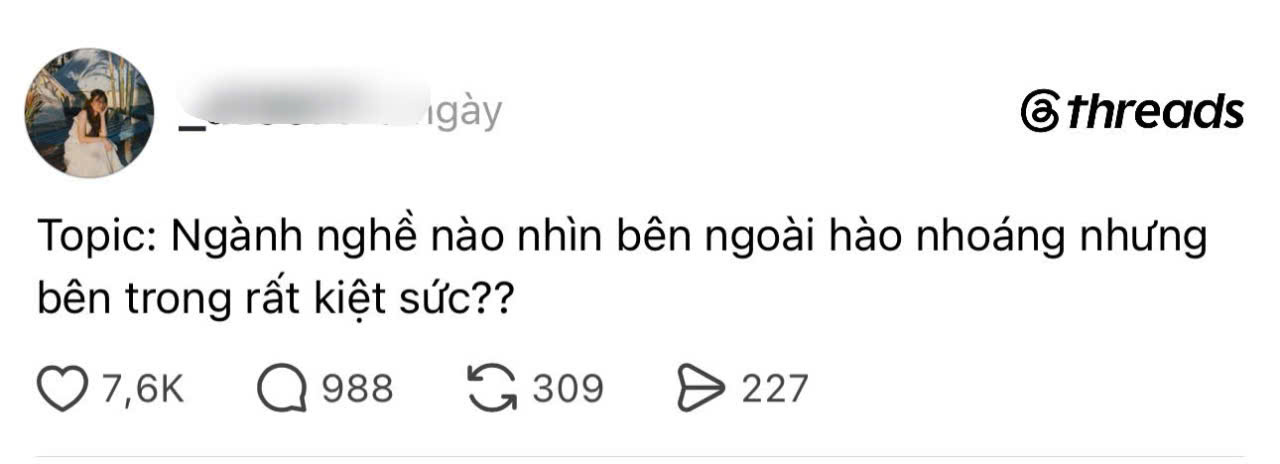 Câu hỏi HOT nhất MXH (Ảnh: Theard)