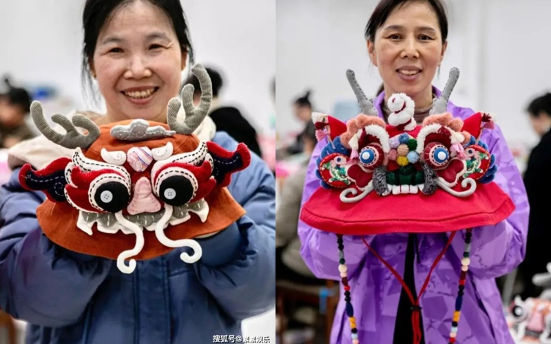 Thợ thêu chính là những người phụ nữ lành nghề của làng nghề thủ công