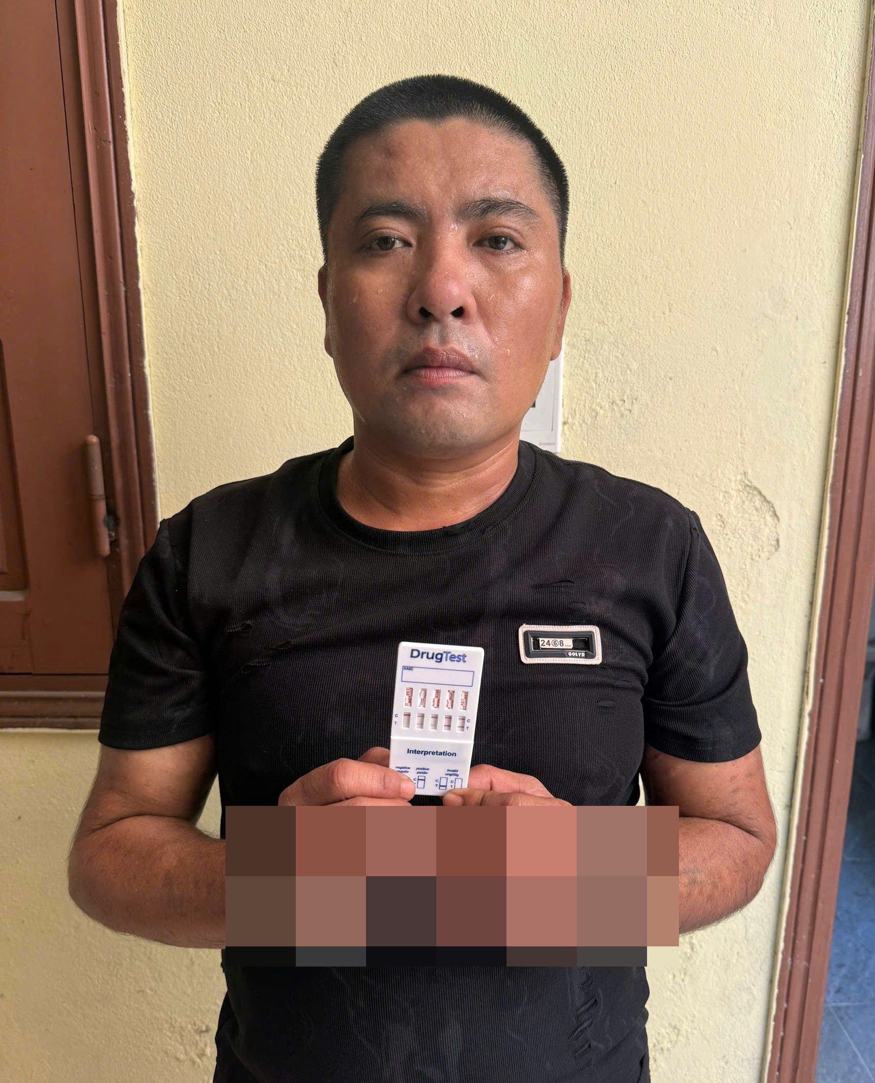 Đối tượng đối tượng Lê Văn Thành tại cơ quan công an