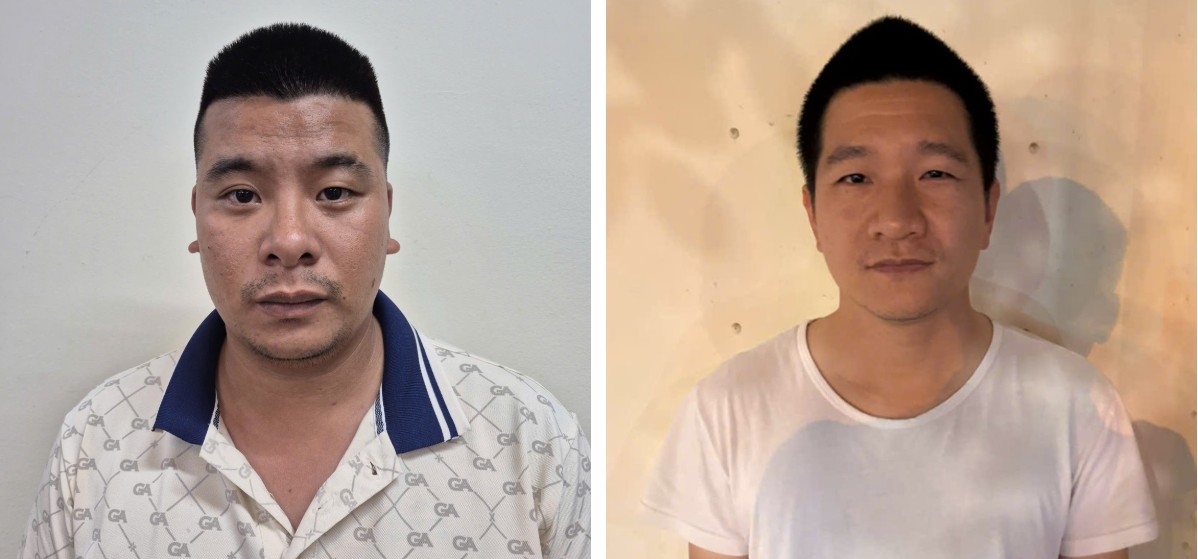 Bị can  Nguyễn Minh Đức và Ngô Thanh Tùng