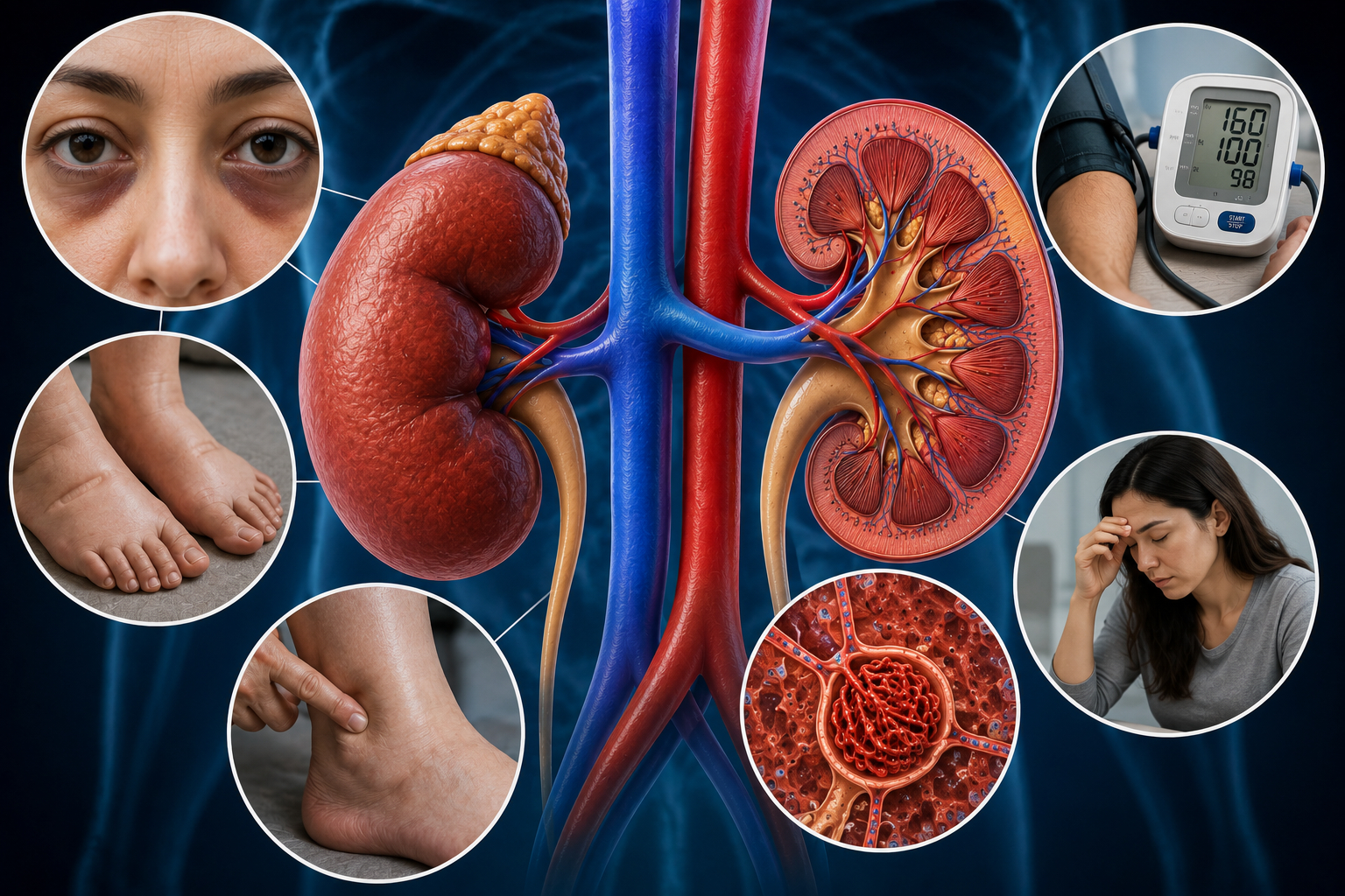 5 dấu hiệu cảnh báo thận có thể đang gặp vấn đề