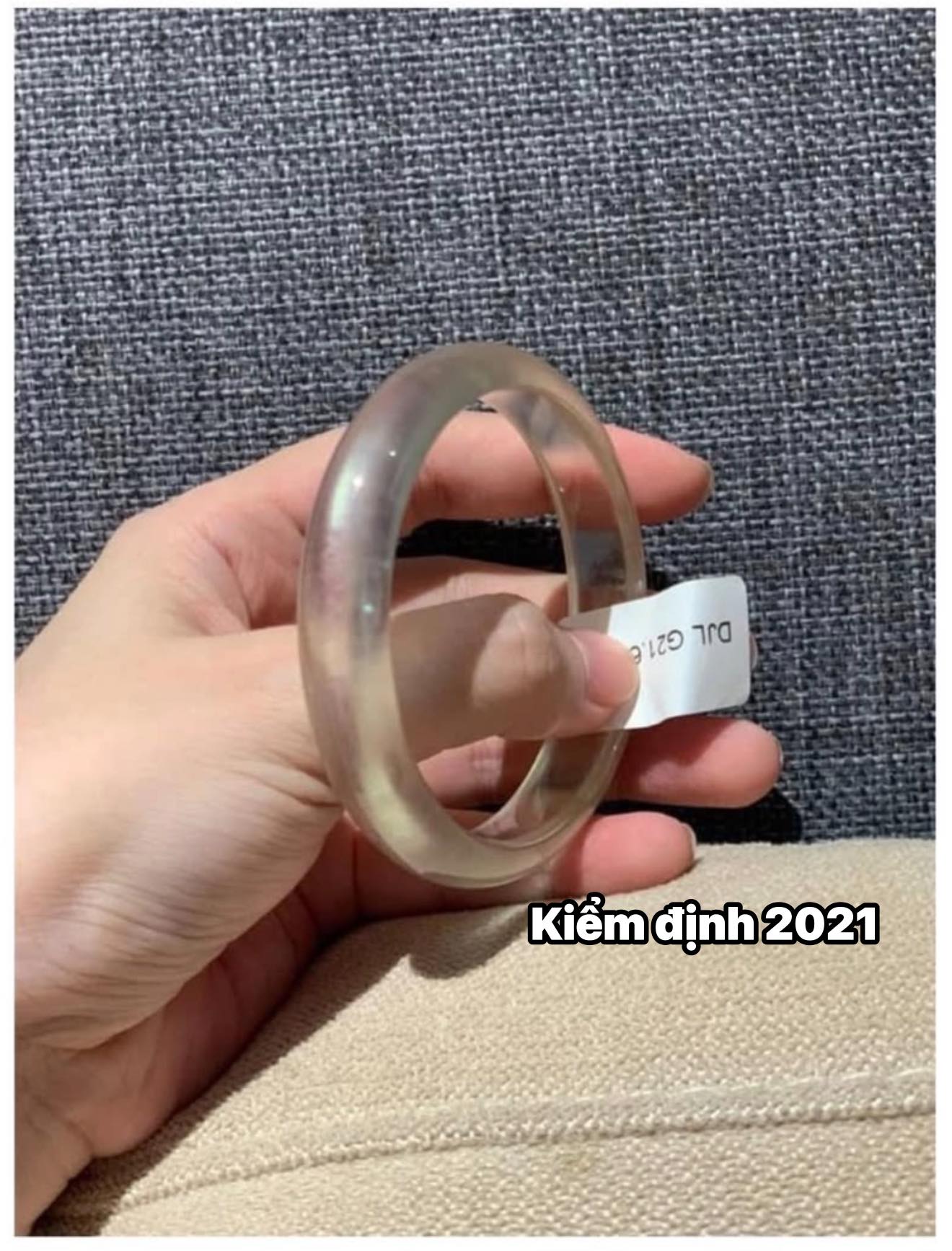 Chiếc vòng ngọc được Hằng Túi kiểm định vào năm 2021