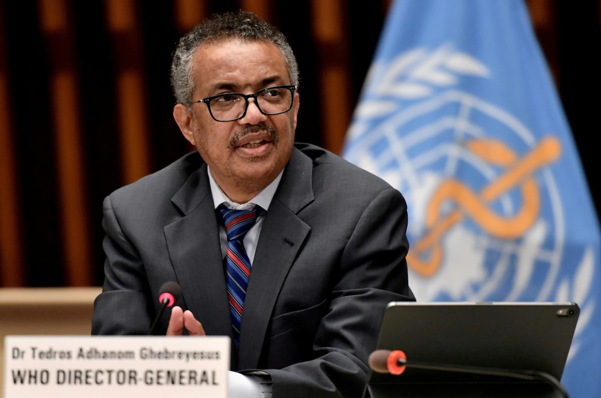 Tổng Giám đốc WHO Tedros Adhanom Ghebreyesus - Ảnh: REUTERS