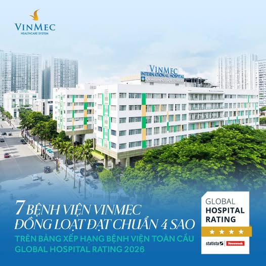 Hệ thống bệnh viện Vinmec đón nhận tin vui lớn (Ảnh Fanpage)
