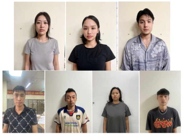 Miu Lê và các đối tượng bị khởi tố trong vụ án (Ảnh: CTTĐTCATPHP)