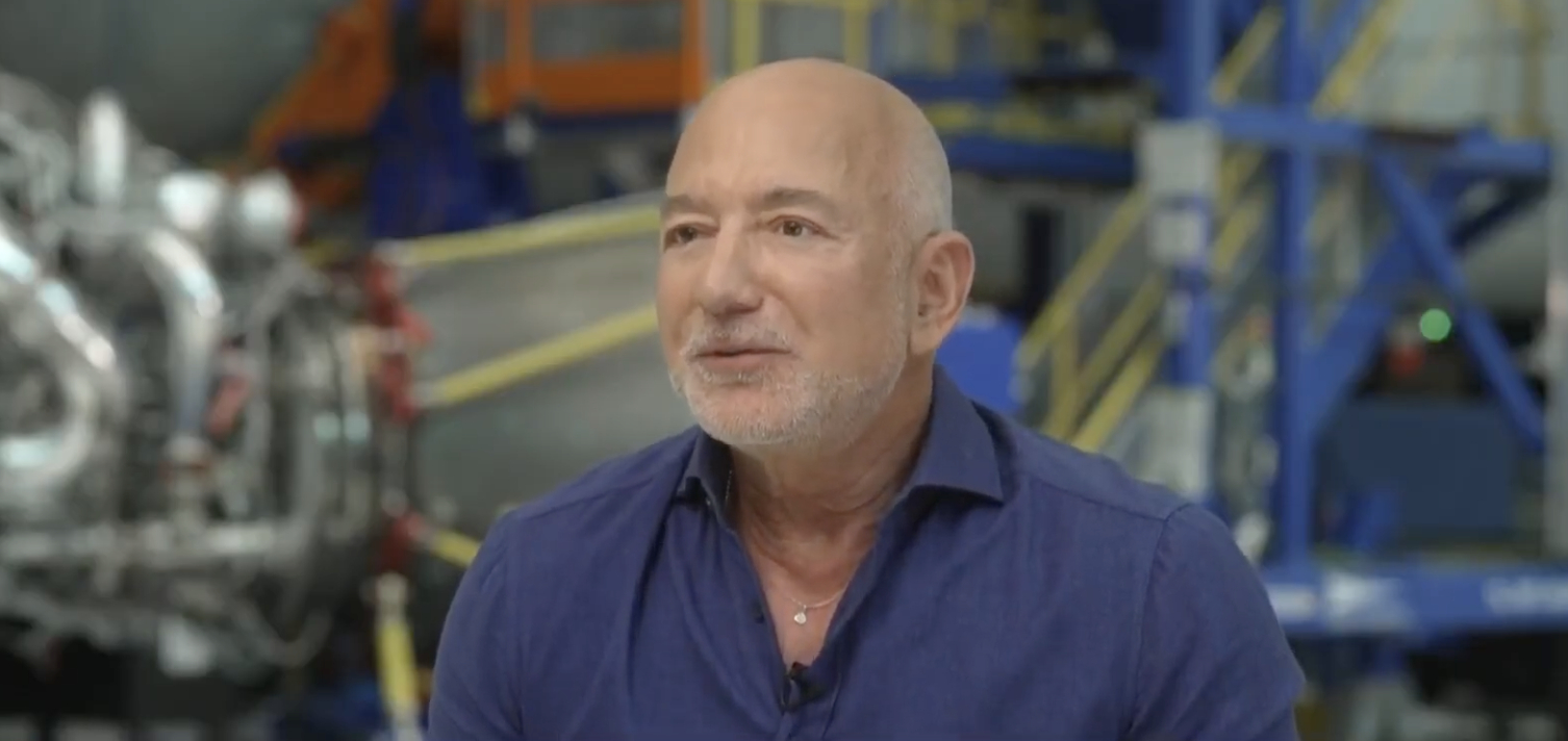 Tỷ phú Jeff Bezos trong lần xuất hiện mới nhất