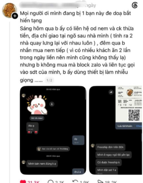 Bài đăng hot nhất MXH những ngày qua (Ảnh: Theard)