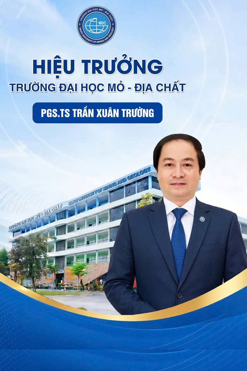 PGS.TS Trần Xuân Trường giữ chức Hiệu trưởng Trường Đại học Mỏ - Địa chất (Ảnh: Trường Đại học Mỏ - Địa chất)