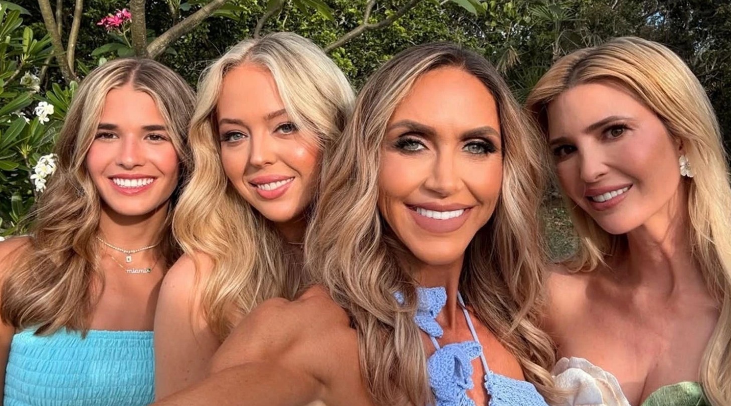 Kai Trump, Tiffany Trump, Lara Trump và Ivanka Trump chụp ảnh ở Bahamas vào cuối tuần, tụ tập để chúc mừng cặp đôi mới cưới Donald Trump Jr. và Bettina Anderson. Ảnh: @laraleatrump.
