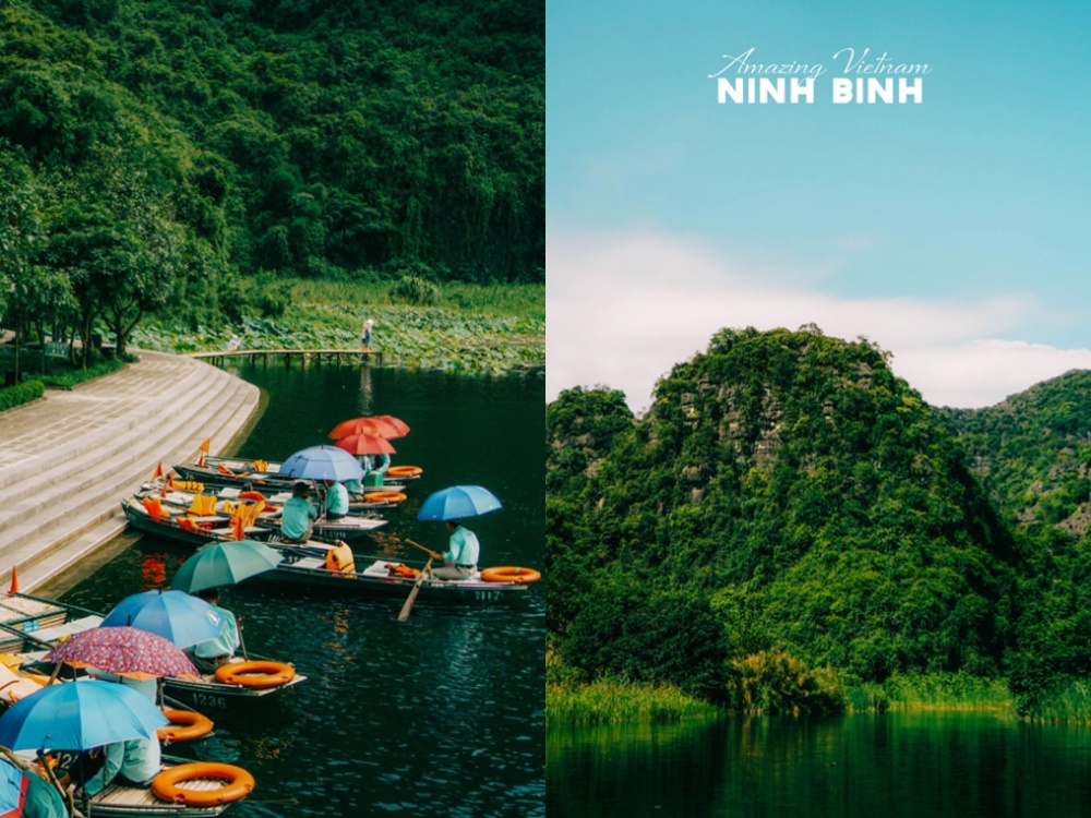 Bến thuyền và Tràng An - Ảnh: Hoai Minh
