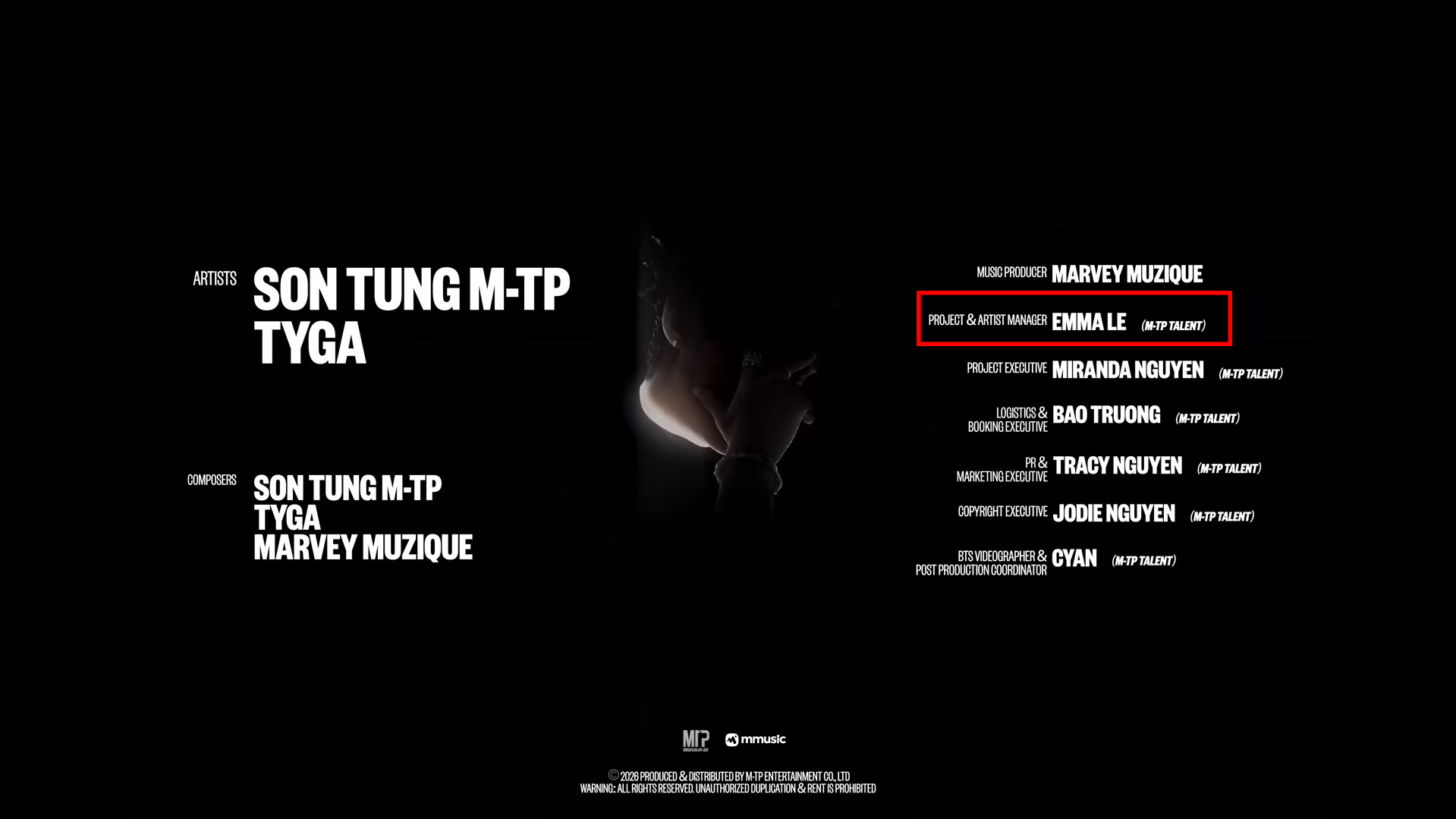 Hải Tú được giới thiệu trong vai trò Project & Artist Manager