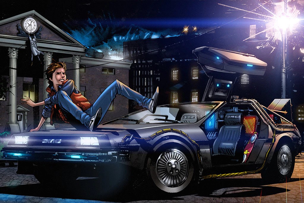 Chiếc xe trong phim Back to Future.