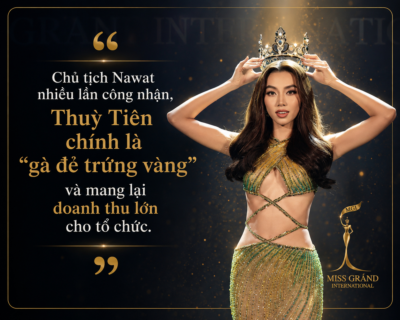 Nawat kiếm 700 tỷ đồng mỗi năm từ đế chế Miss Grand International