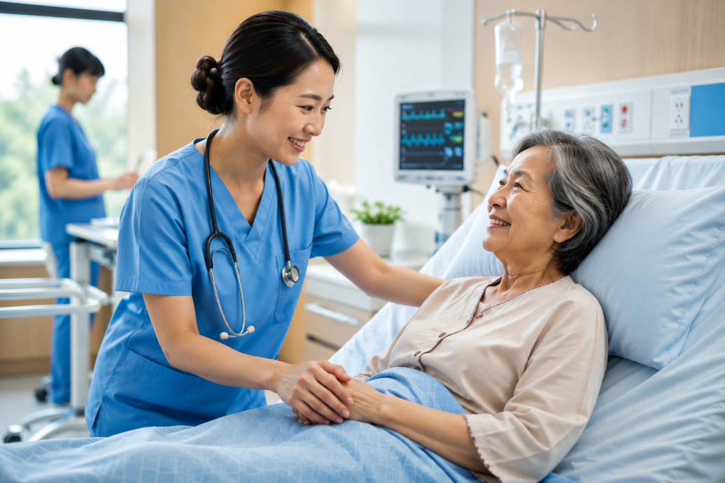 Chăm sóc sức khỏe và điều dưỡng được xem là một trong những ngành nghề khó bị AI thay thế hiện nay