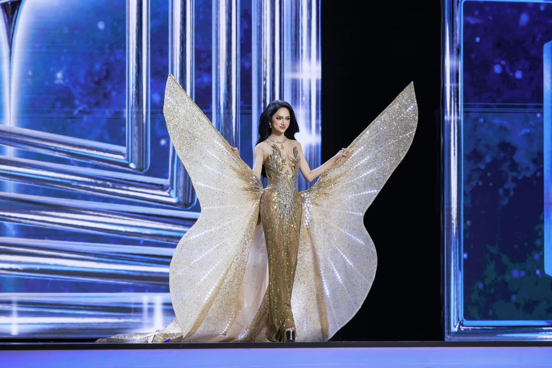 Hương Giang là Á hậu 2 Miss Grand International All Stars 2026 - Ảnh: FBNV