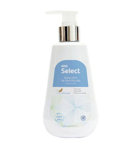   Dung dịch vệ sinh phụ nữ Co.op Select 150ml (Ảnh: cooponline)  