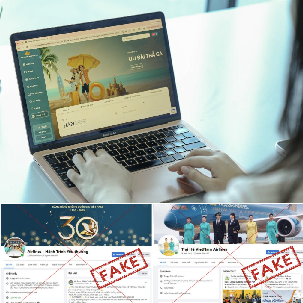 Vietnam Airlines đưa ra cảnh báo quan trọng mà người dân cần hết sức chú ý (Ảnh: Vietnam Airlines)