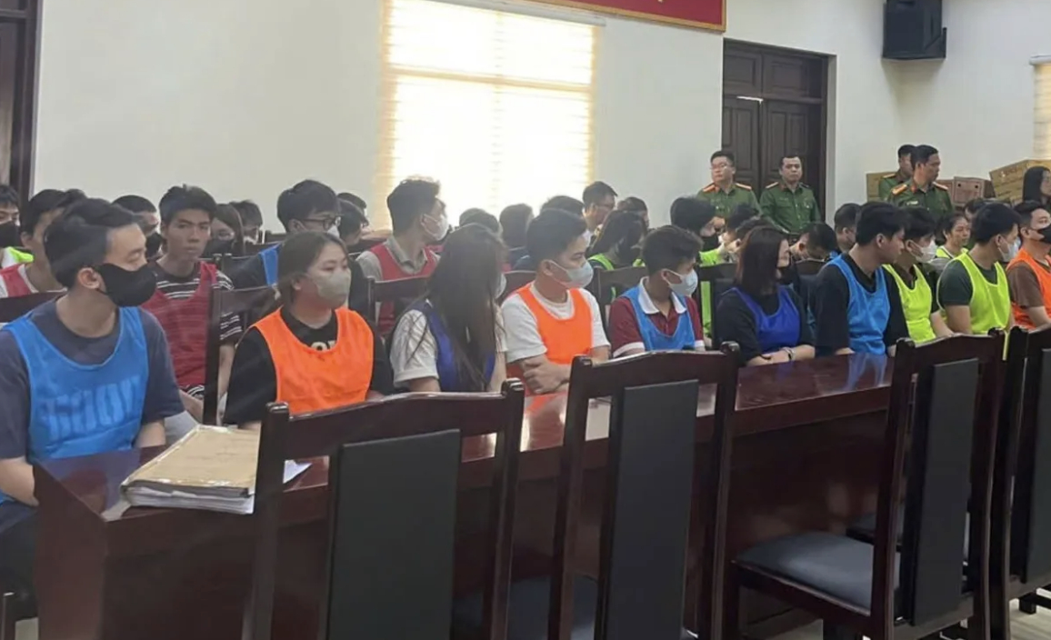 Các đối tượng trong vụ án (Ảnh: VTV)