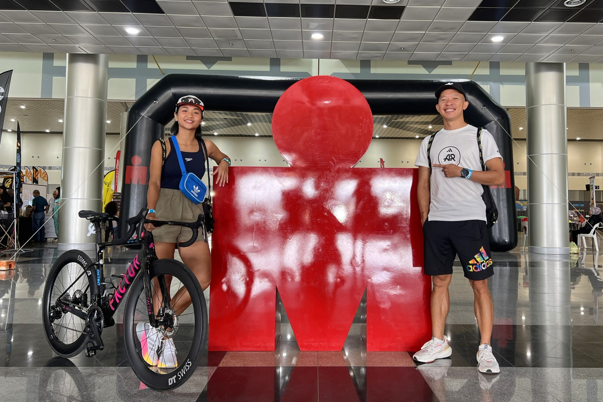 Cổ vũ bà nhà chinh phục IRONMAN 70.3