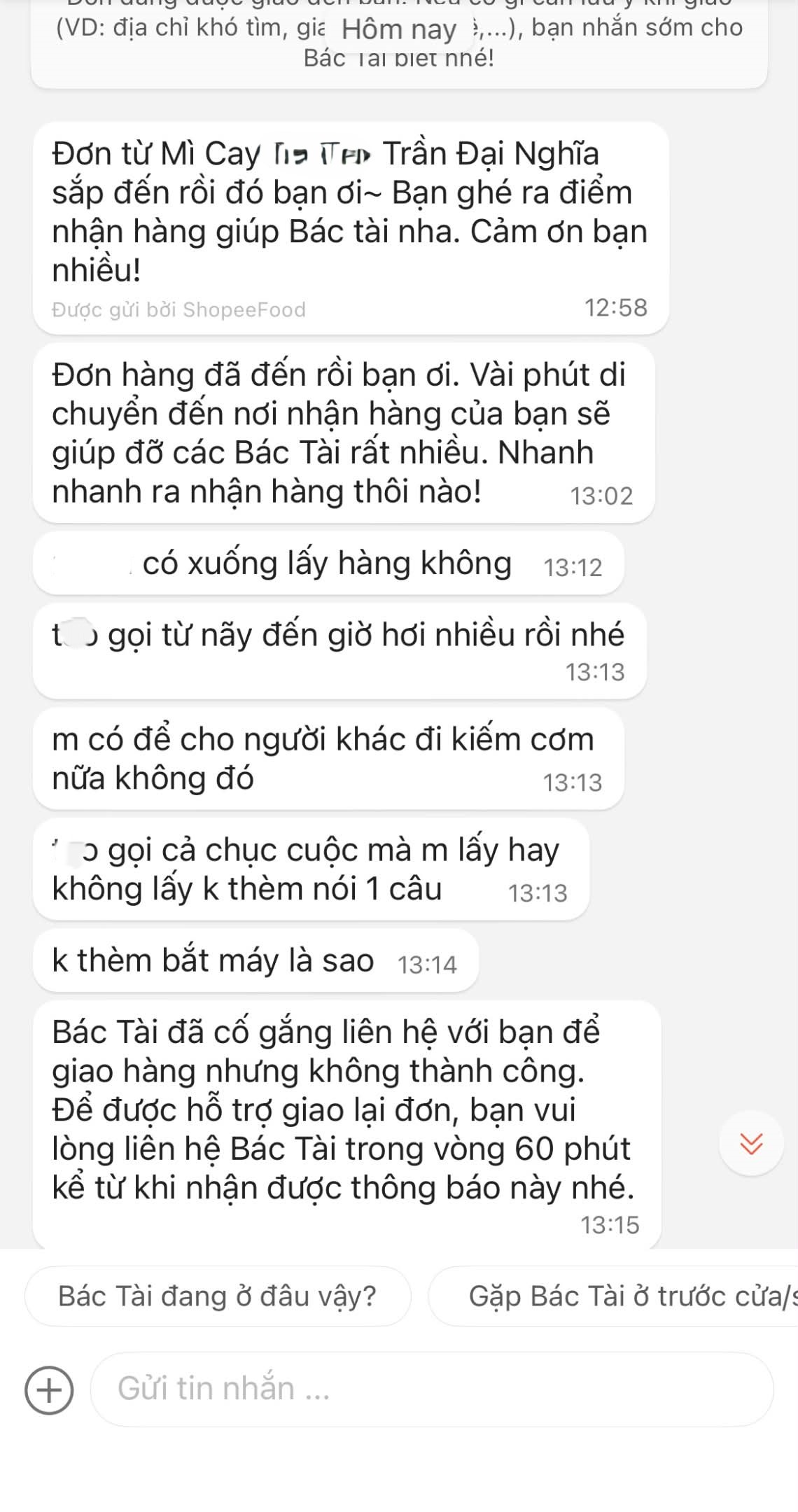 Câu chuyện được cô gái chia sẻ.