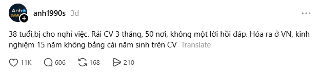 Bài đăng đang nhận được rất nhiều sự quan tâm và thảo luận sôi nổi trên MXH (Ảnh: Threads)