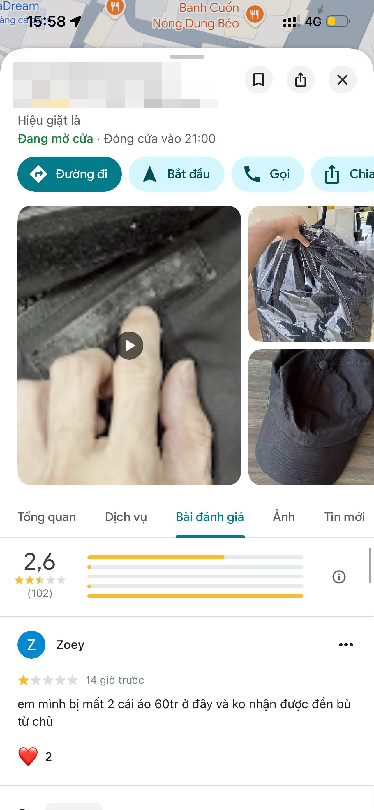 Người thân nữ khách hàng