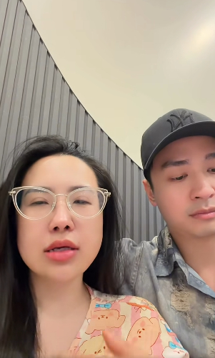 Ngay trong đêm, nữ Tiktoker cùng chồng đã đăng tải video chia sẻ về vấn đề này trên trang FB cá nhân