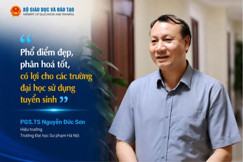 PGS.TS Nguyễn Đức Sơn nhận định (Ảnh: BGDVĐT)