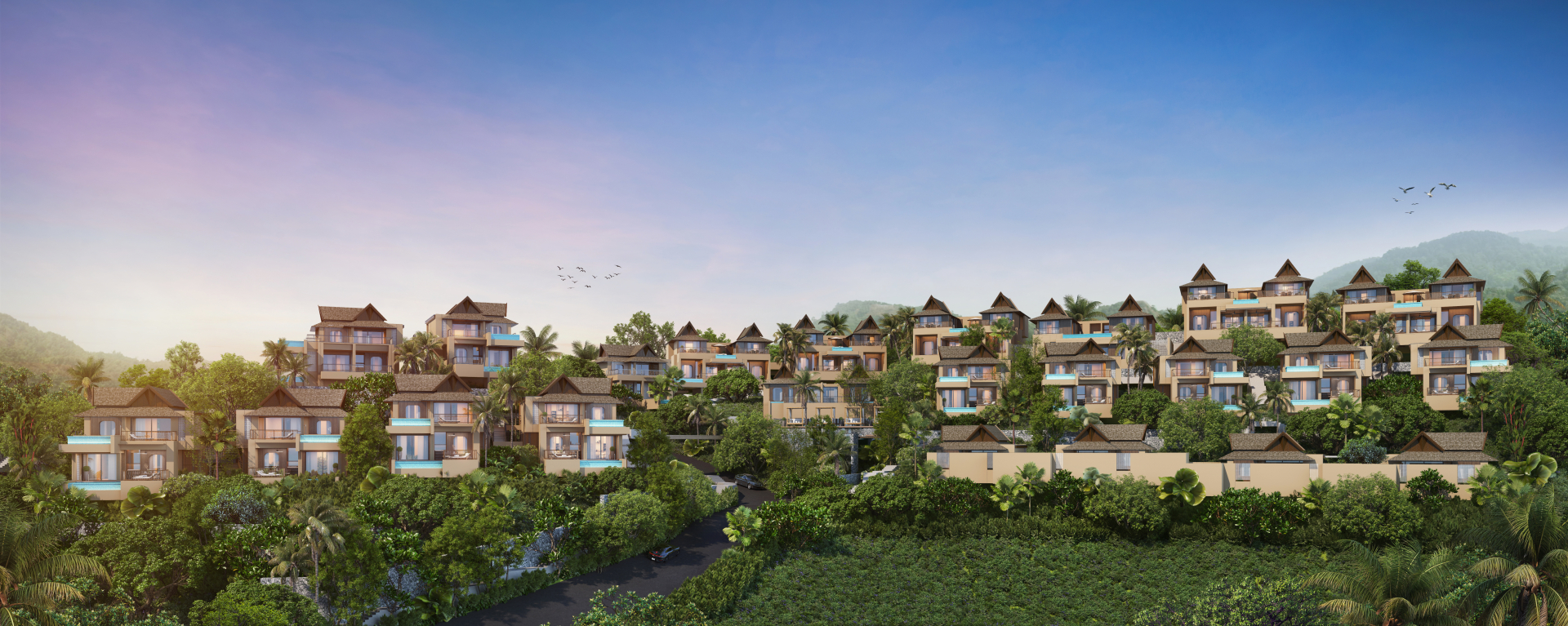 Navera Phuket – MGallery Collection gồm 48 phòng suite và biệt thự nghỉ dưỡng được thiết kế hoà mình vào phong cảnh thiên nhiên, tầm nhìn hướng ra biển Surin.