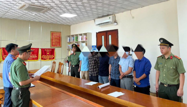 Các đối tượng trong vụ án (Ảnh: CAHT)