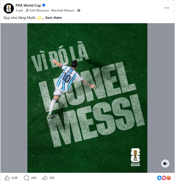 Fanpage FIFA nhận ‘bão phẫn nộ’ sau màn ngược dòng ngoạn mục của Argentina trước Ai Cập