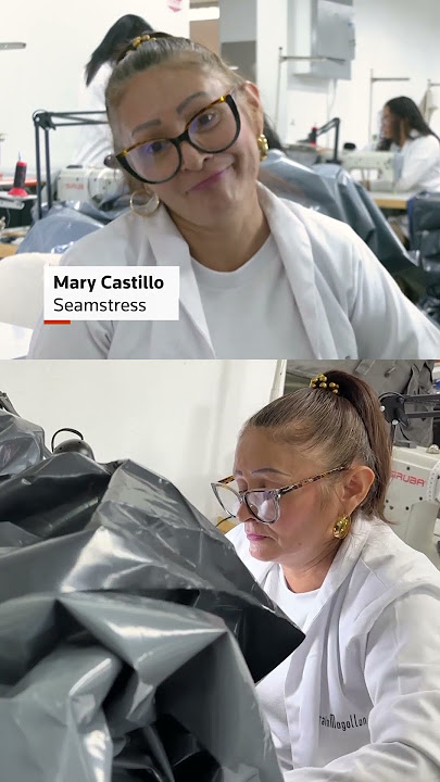Mary Castillo - một thợ may đã gắn bó nhiều năm với xưởng.