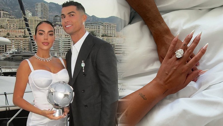 CR7 đã cầu hôn bạn gái bằng chiếc nhẫn kim cương trị giá hơn 2 triệu USD.