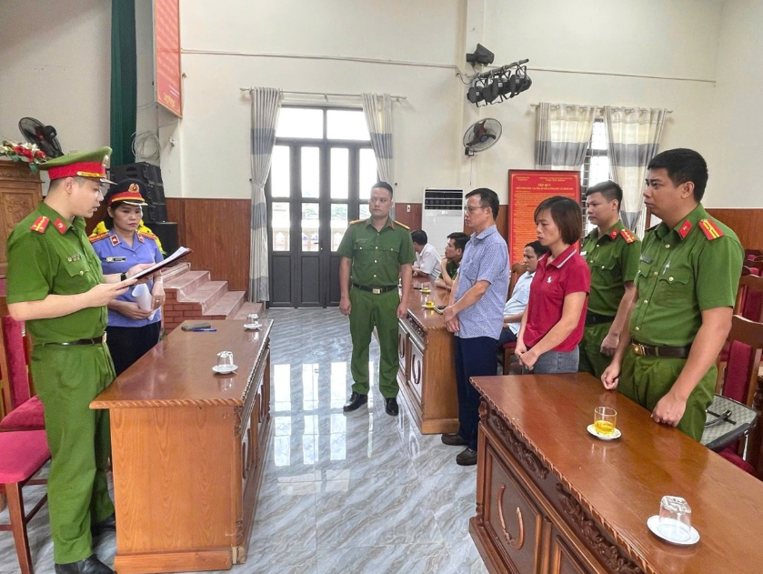 Khởi tố các bị can trong vụ án (Ảnh: CANB)