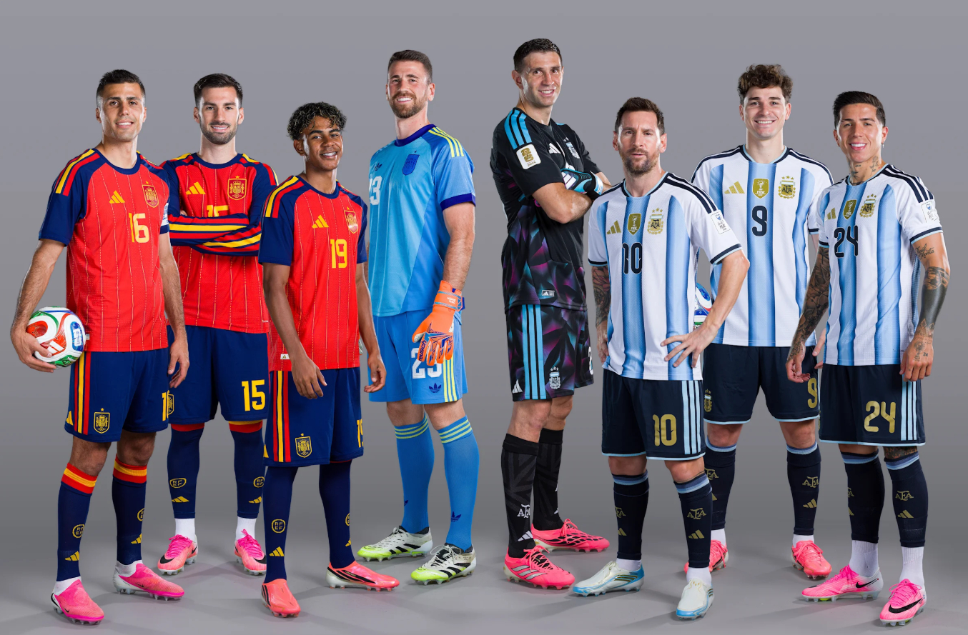 Dàn sao kỳ vọng của Tây Ban Nha và Argentina trước thềm trận chung kết World Cup 2026. Ảnh: FIFA/Getty Images