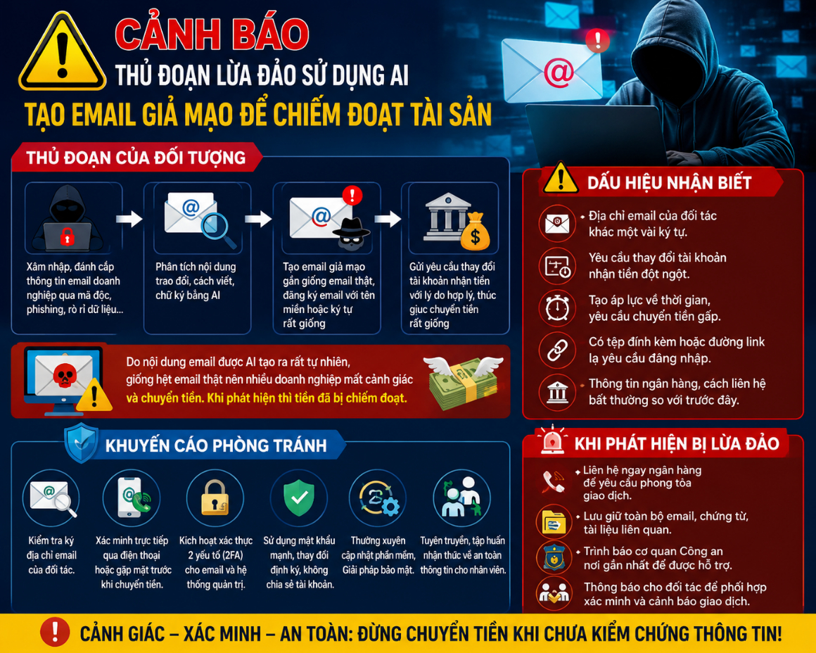 Công an cảnh báo (Ảnh: CAQN)