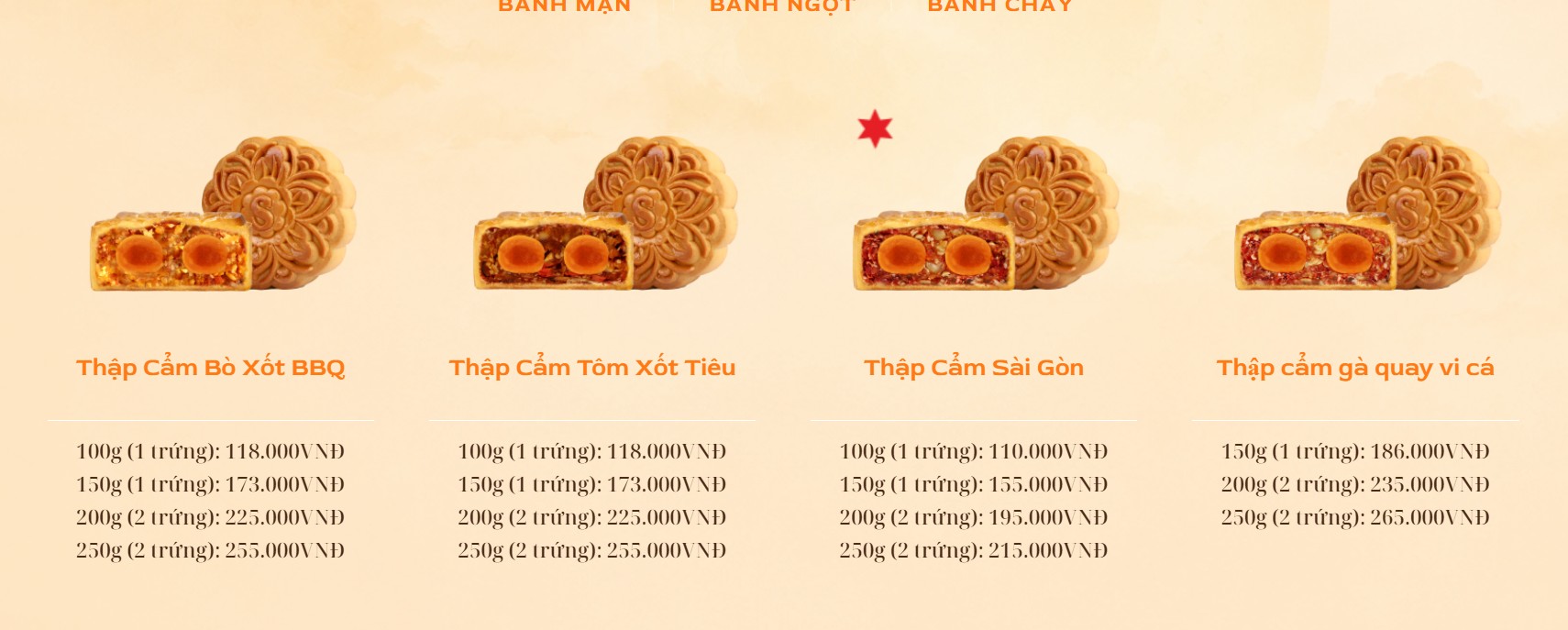 Giá bánh của Savouré khá